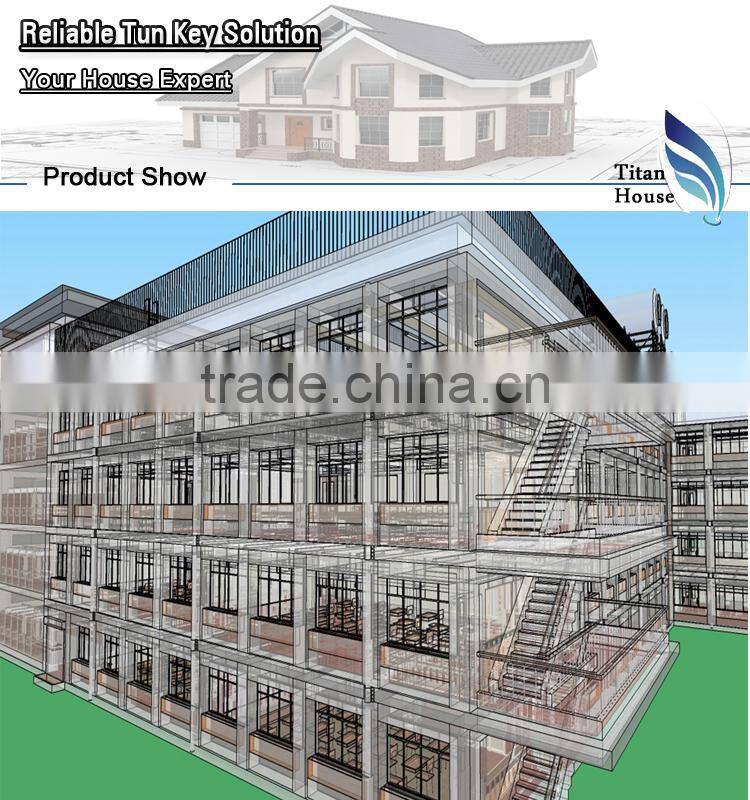 Low Cost Galvanized Steel Frame Kit School Building Projects