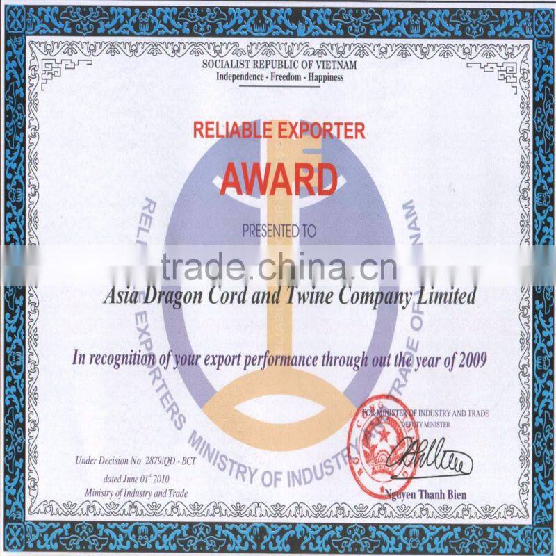 High Tensile 4 Strand Polypropylene Rope