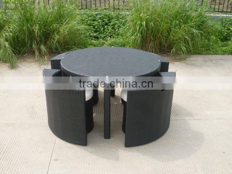 F-Shunde garden sofa wicker round coffee set(7025)