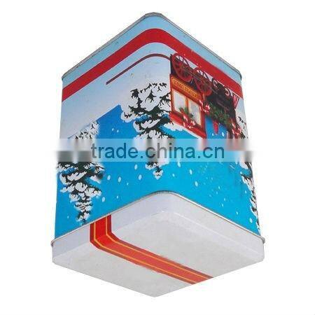 rectangular printed tin boxes