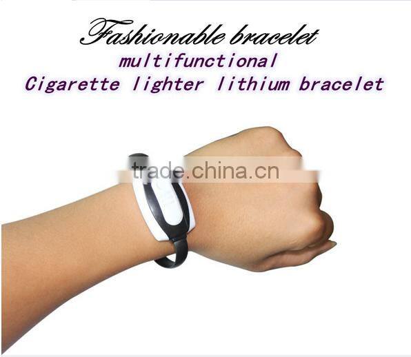 2015 Hot-selling Bracelet 3 In 1USB Cable For IOS/Android Mobile Phones Bracelet USB Cable With Cigeratte Lighter Inside