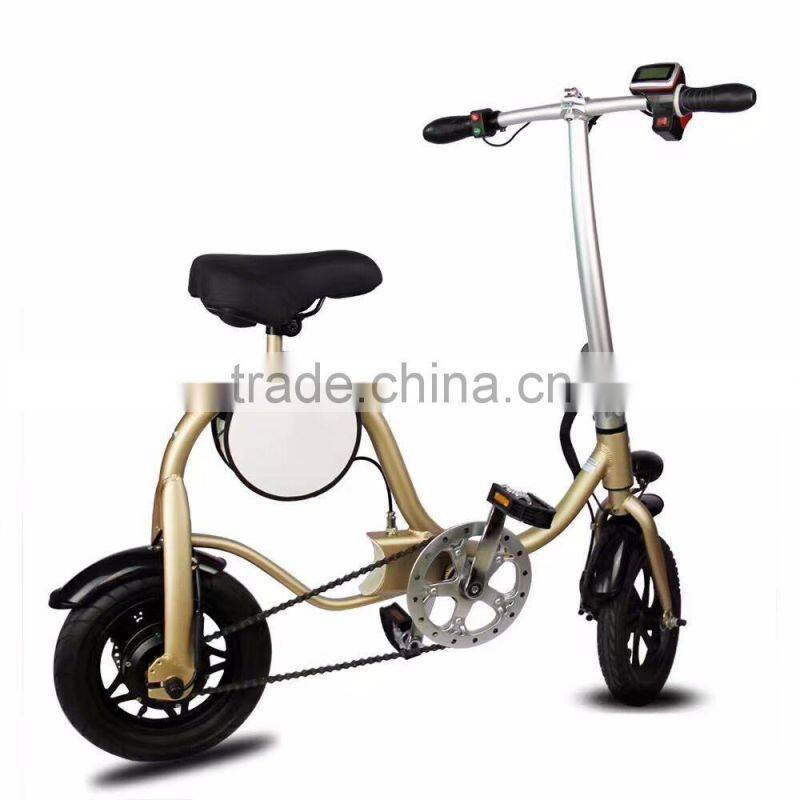 2017 New Arrival Electric Folding Bike, Unique Design High Quality 36V 250W Folding Electric Bicycle For Wholesale