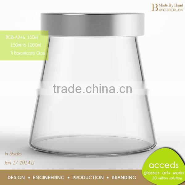 Promotional Small 100ML Honey Glass Jar And Metal Lid