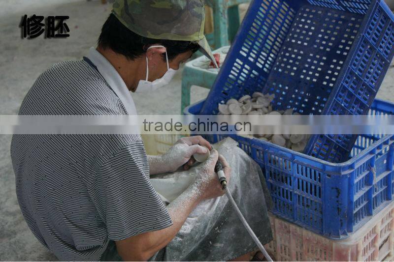 India style polyresin golden buddha hand shape candle holder