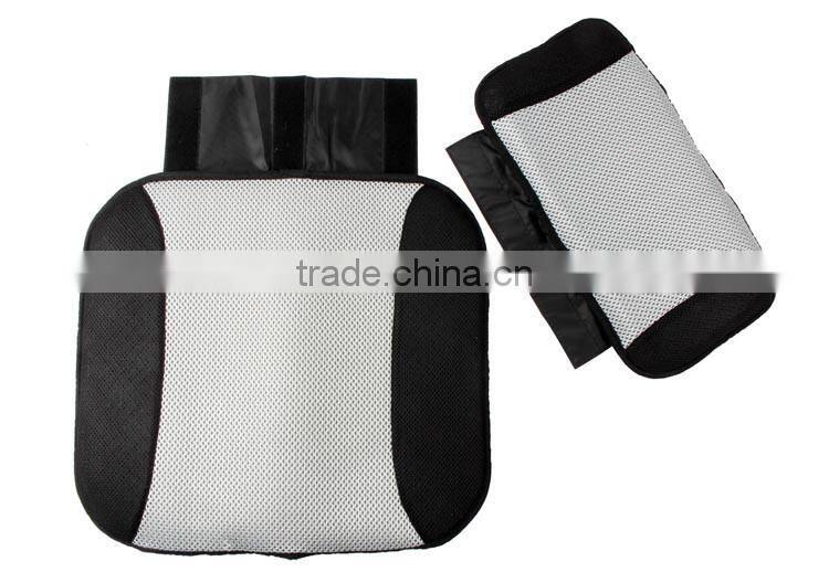 New design 3d gridding cloth adult therapeutic car seat cushion