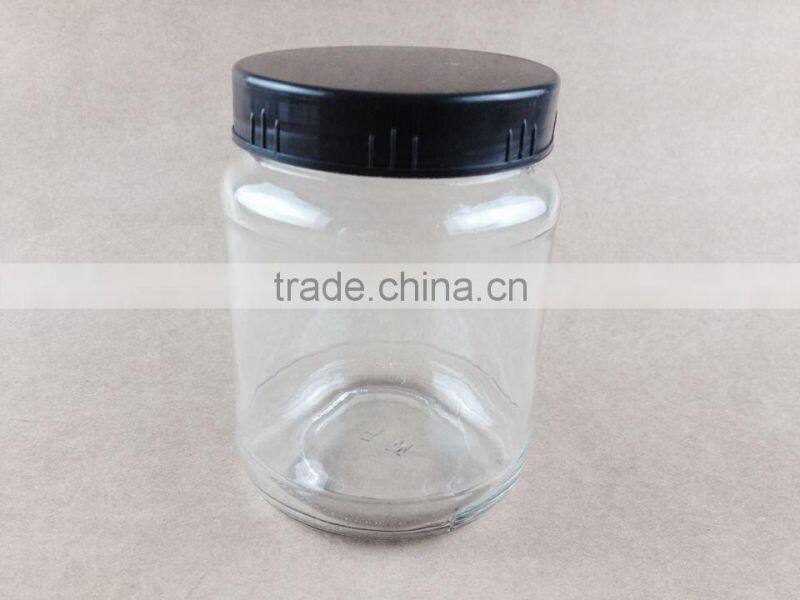 250ml glass jar glass jam jar glass honey jar with tin lid