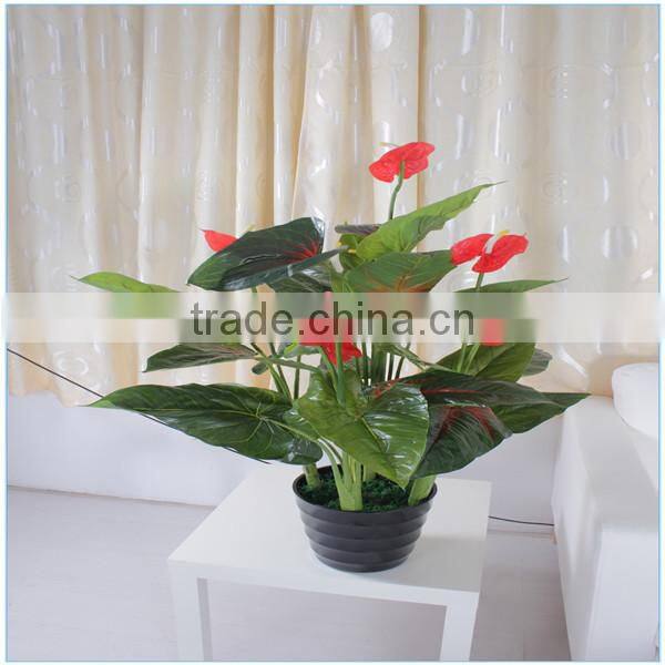 fake flower plant wholesale bonsai plants plastic anthuriums plants for sale