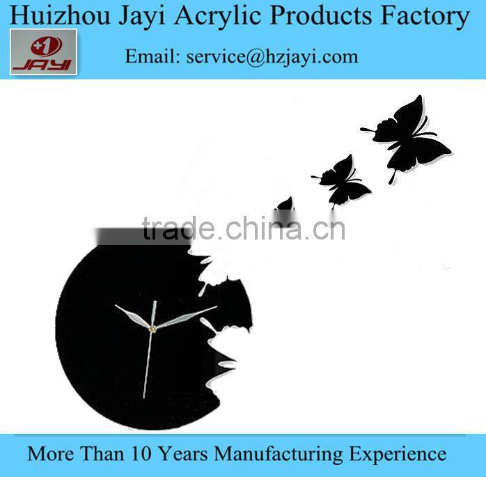 Custom Style acrylic art clock ,Decoration acrylic art clock