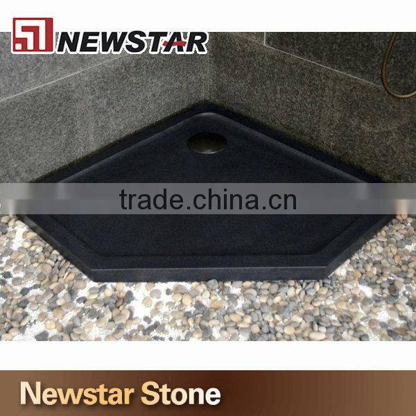 Hot sale granite stone shower tray,cheap granite shower tray