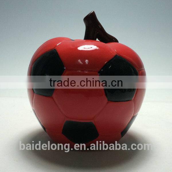 Ceramic Apple Saving Bank