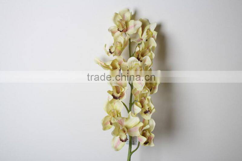 Real touch Decorative Artificial Cymbidium orchid flower for landscaping decoration