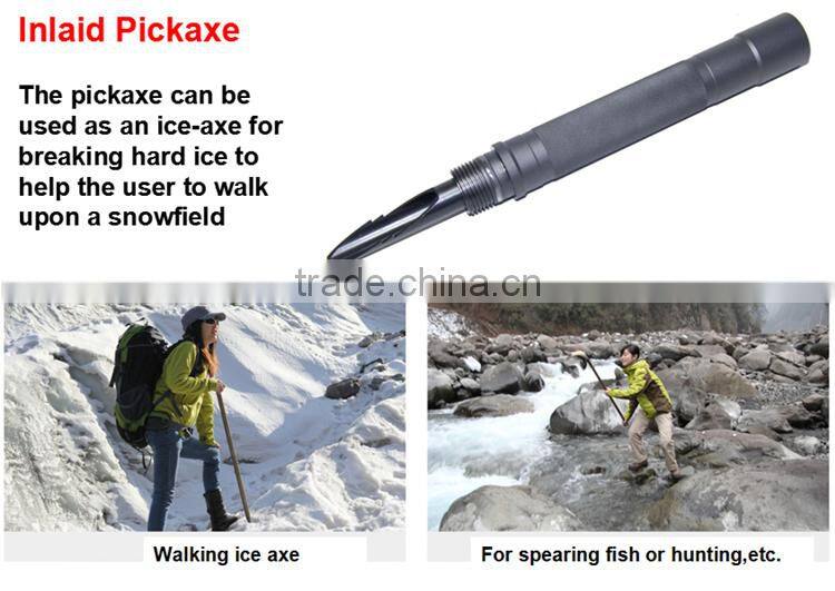Wilderness Survival Kit for Self-Driving/Essential Survival Kit/Outdoor Multifunction Shovel saw flashlight axe knife ice-axe