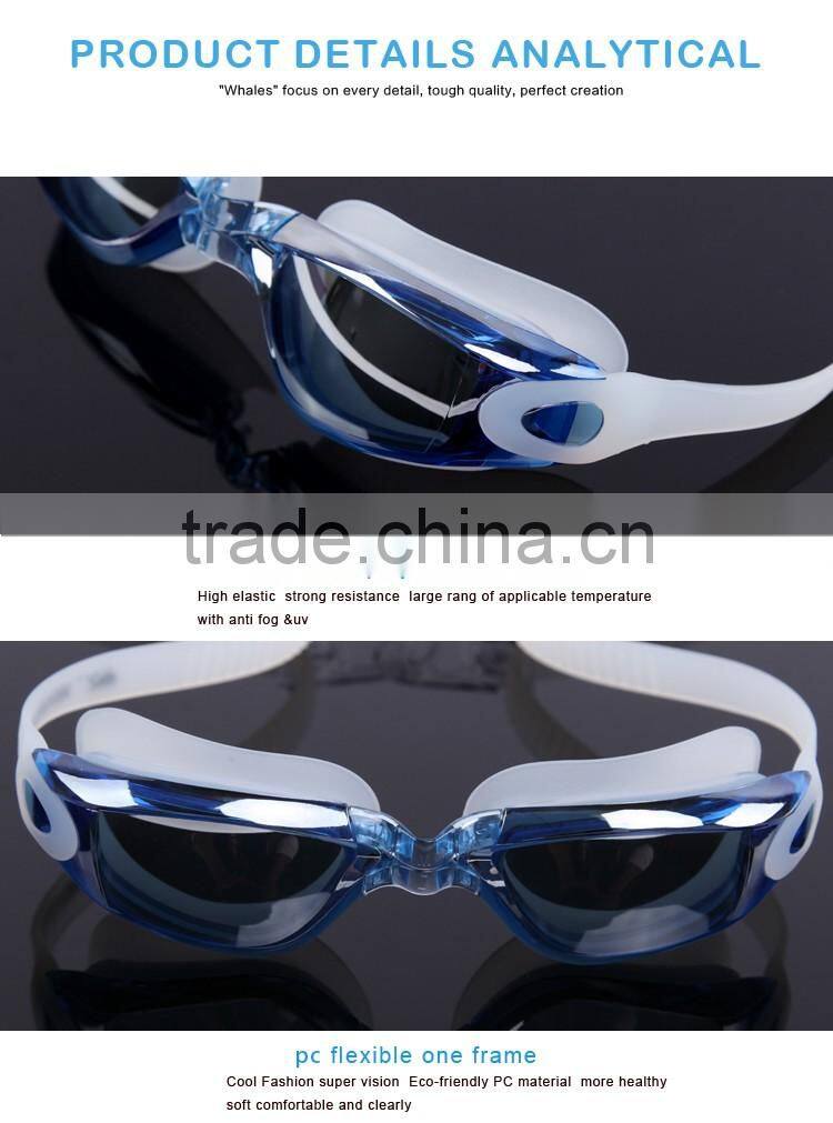 New Fashional custom design silicone sports goggle,swim goggle(CF-7900)
