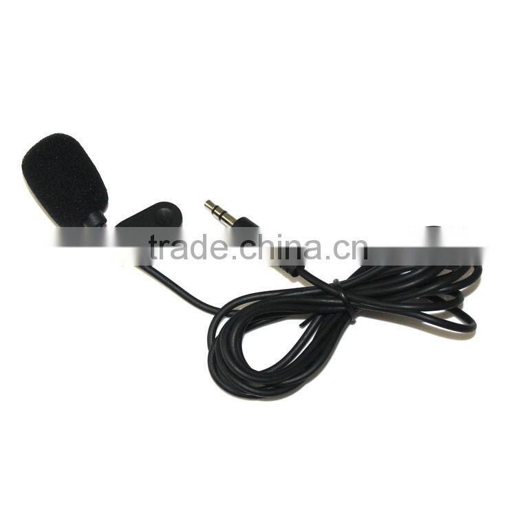 3.5mm plug professional lavalier microphone for recording and singing