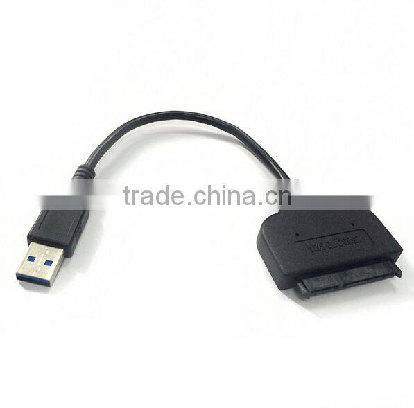 Super Speed USB 3.0 to SATA 22 Pin 2.5" Hard disk drive SSD Adapter Cable 13CM