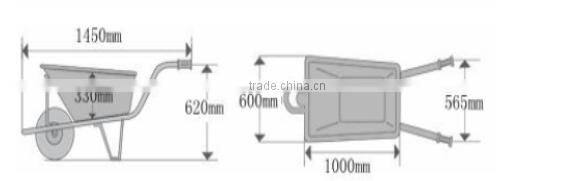 metal tray wheel barrow