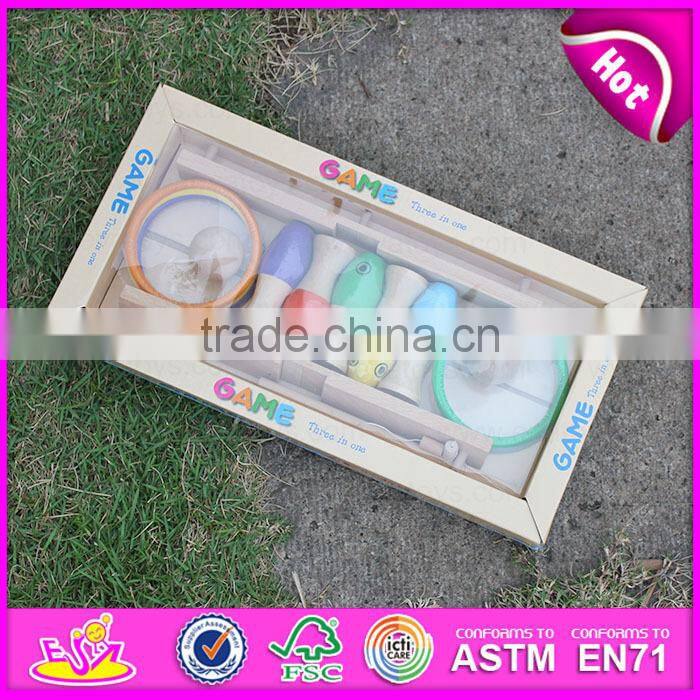 2016 new design wooden ring toss game,outdoor children ring toss game,fashion kids ring toss game W01A156