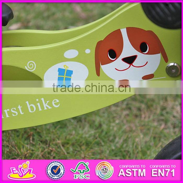 2016 new design 2 IN 1 wooden balance bike for 2 year old W16C098