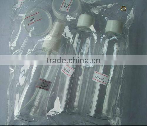 5pcs PET travel bottles set/cosmetic bottle