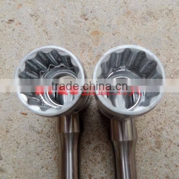 7/16 Bi-hex Box End Poker Handle Scaffold Spanner