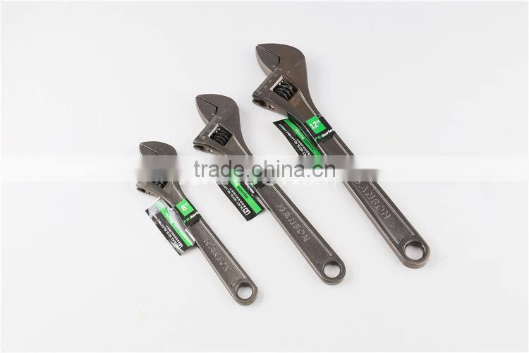 Professional Black Nickel Adjustable Wrench/Spanner