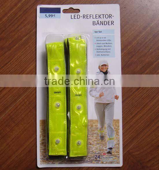 4 Pack Reflective Led band