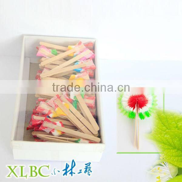 144pcs per box double foot sun flower craft picks