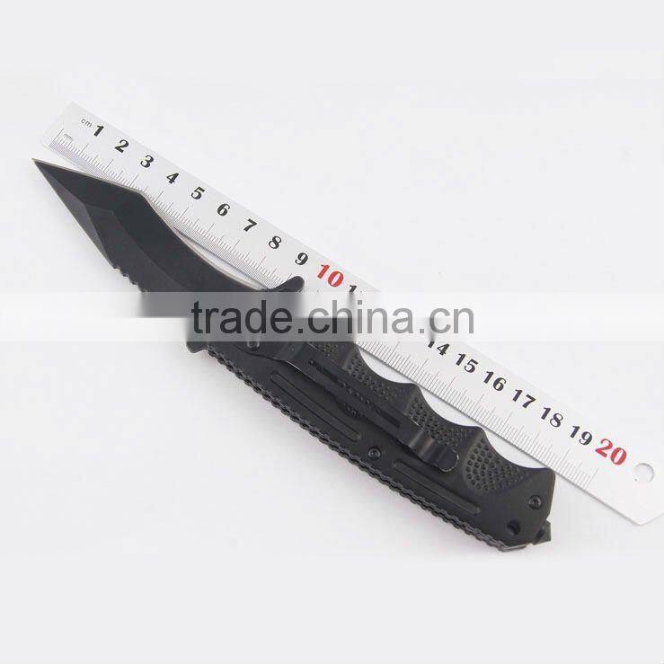 New design Multi functional stainless steel folding pocket strider knife 1288A