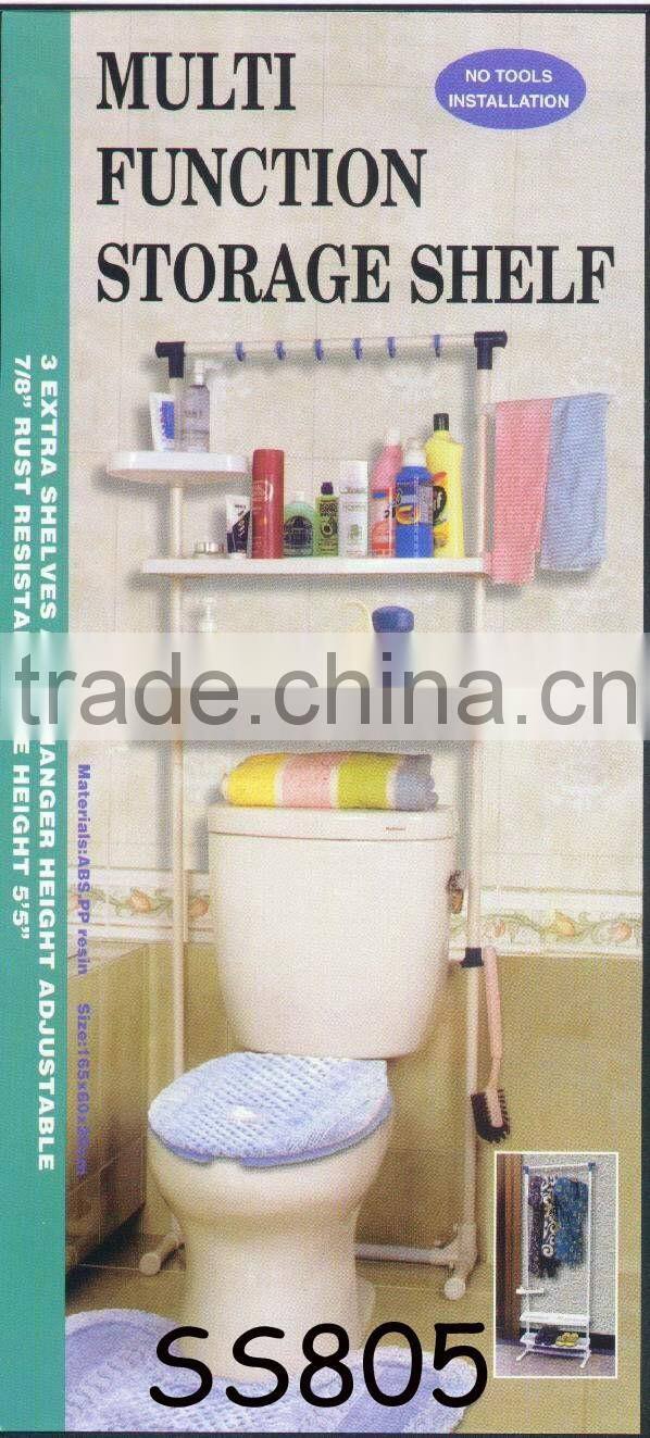 Fashion space aluminum 2 tier Home Wall Towel Shelf Bathroom Washcloths Holder