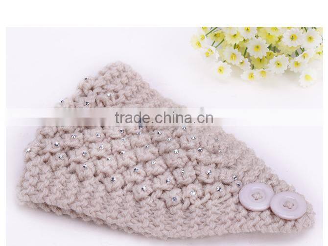 2015 Hot sell stock crochet head wraps crochet knit headwrap