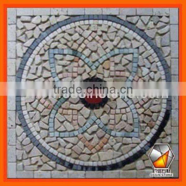 Modern beautiful Marble Mosaic Flower Pattern
