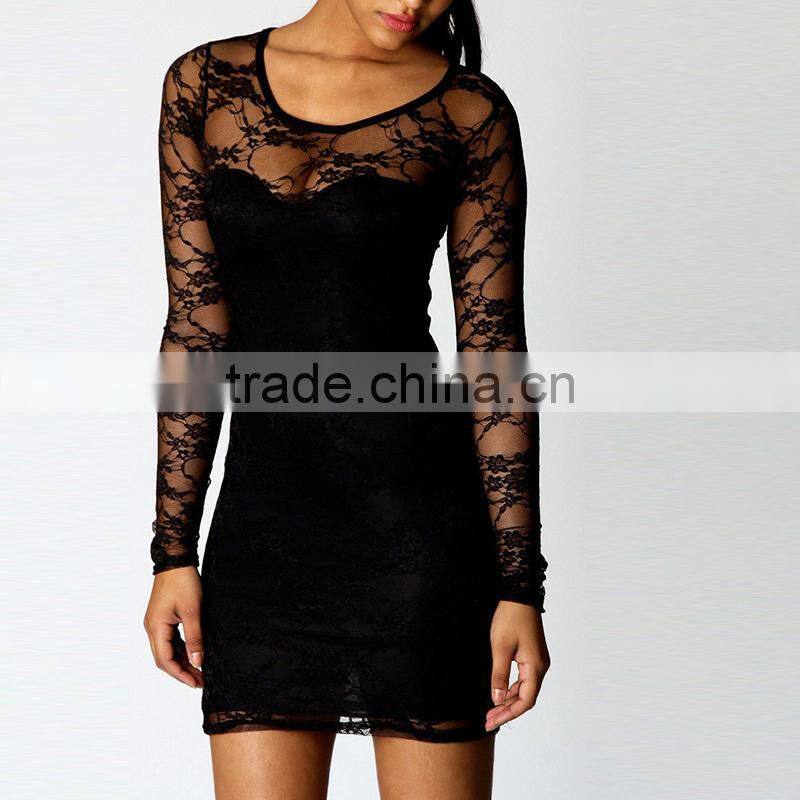 fashionable guangzhou factory price dress quality party wholesale lace evening dress 2015