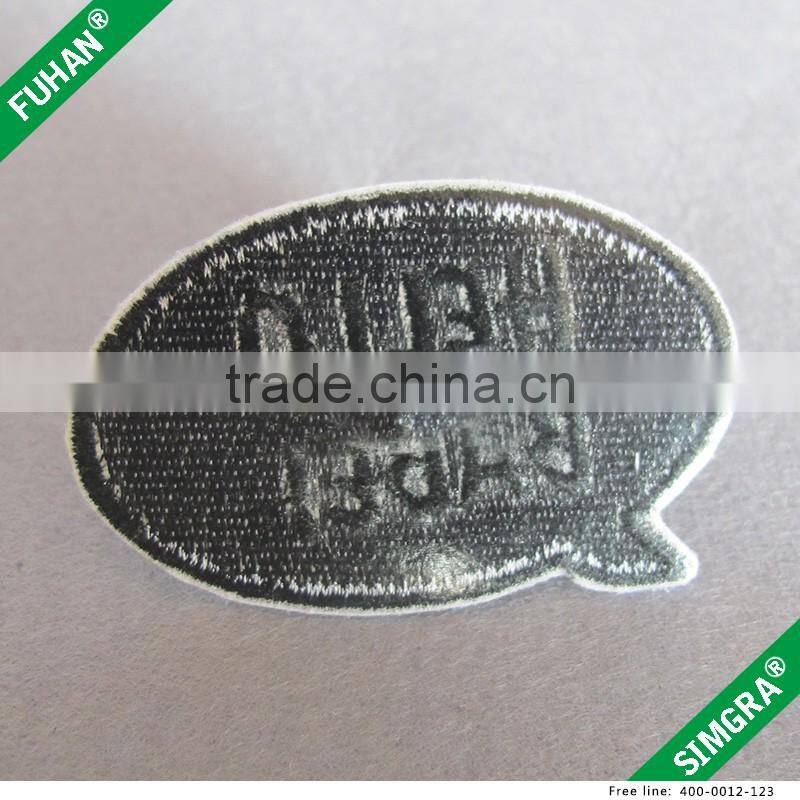 Hot Melt Adhesive Backing Fabric Embroidery Label