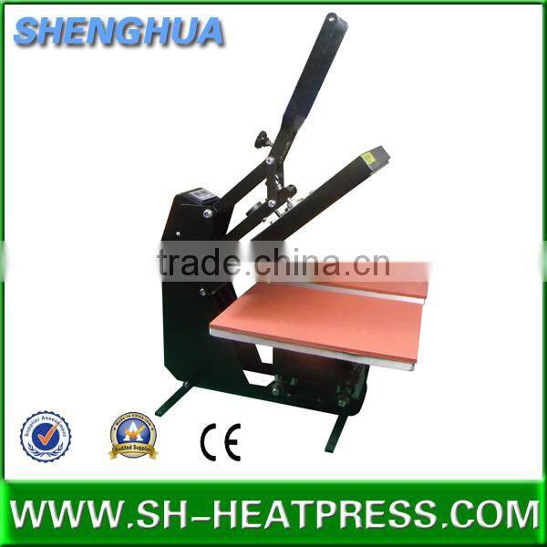 Manual double location plain heat press t-shirt 16x20