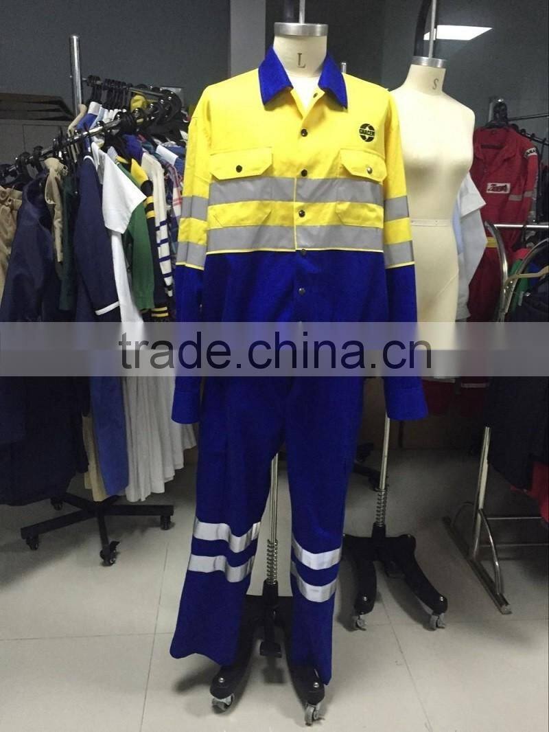 Custom made men's winter jacket reflective coal mine safety workwear jackets