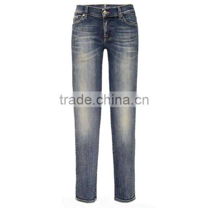 High Fashion 100% Cotton Long Denim Jeans Pants for Women 2013 Summer