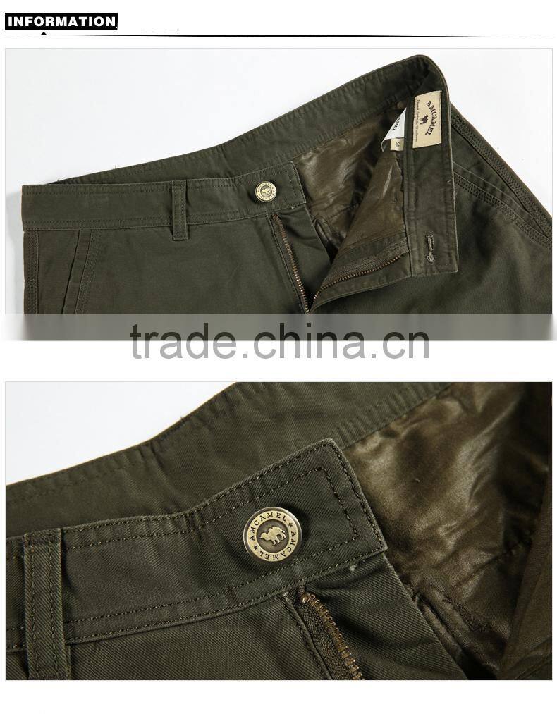 wholesale reflective mens cargo pants with side pockets