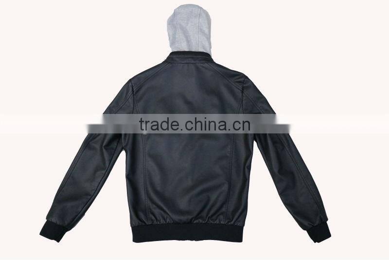 2016 Top fashion Italian jacket mens leather blazer