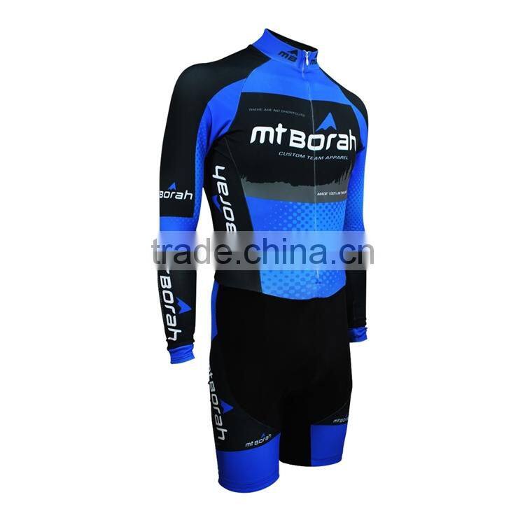 Compression Long Sleeve Speed Skating suit speedsuit cycling skinsuit