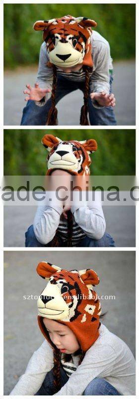 FASHION CUTE KIDS ANIMAL KNITTED HAT FOR WINTER