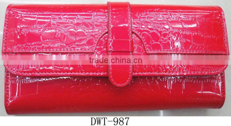 Fashion new croco cowhide Genuine leather popular wallet