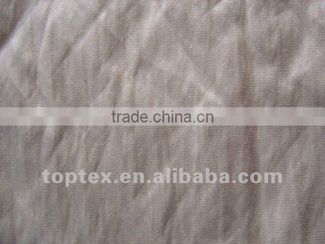solid dyed metallic fabric for garment