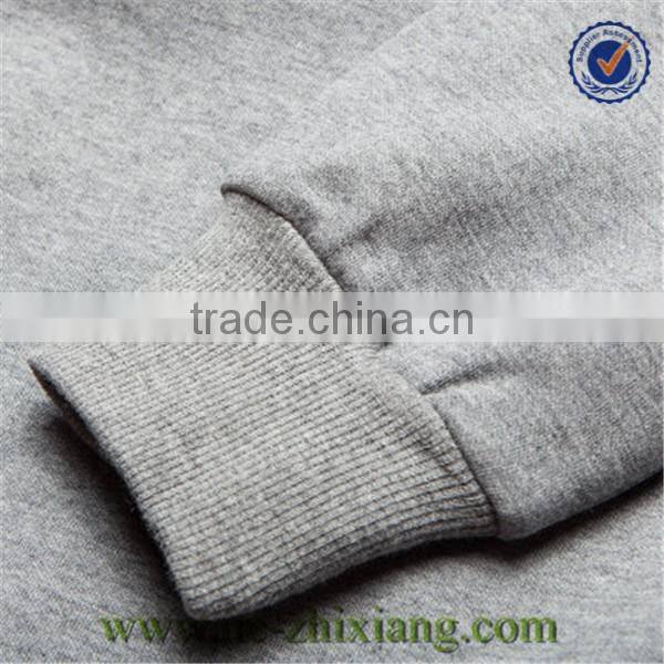 2017 new design mens pullover hoodie without pockets