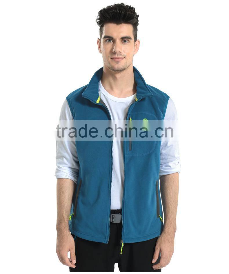 Fashion Design Men's Polar Fleece Vest In Spring