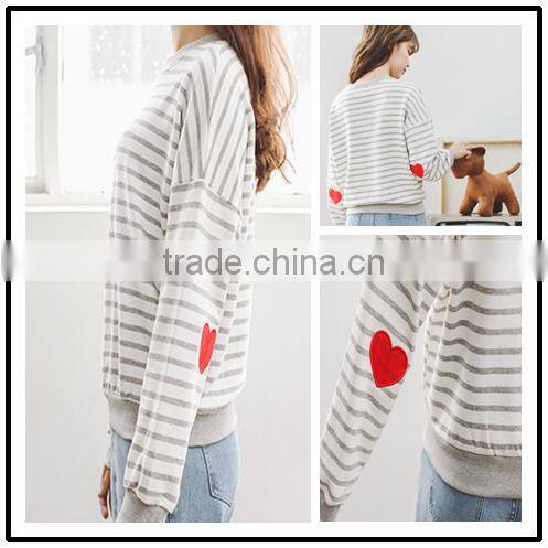 2016 wholesales hoodies O-neck long sleeve for girls