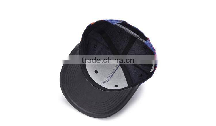 custom 5 panel cap fiat brim blank snapback cap