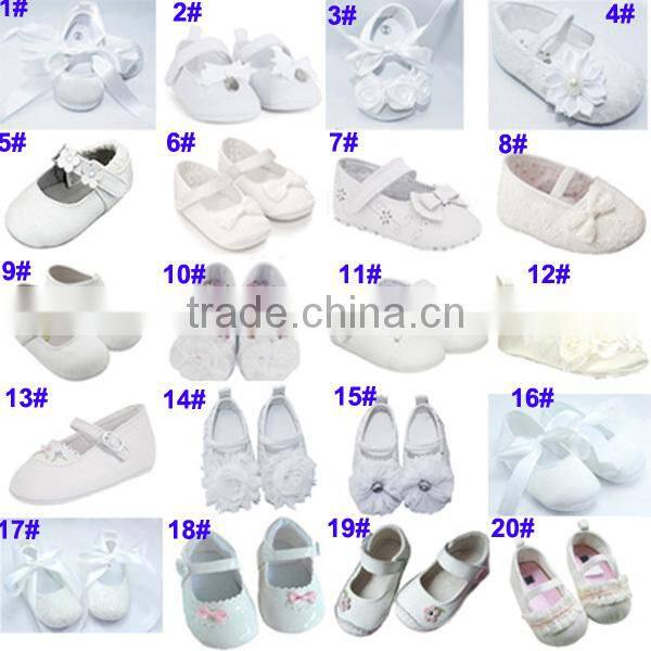 wholesale new fashion girl baby christening shoes