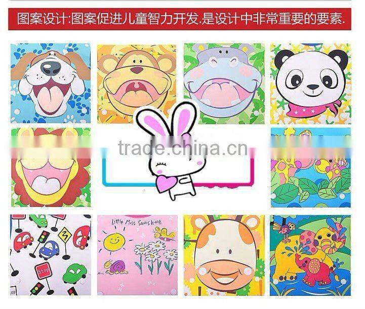 2014 Hot Sale PVC Plastic Waterproof Custom Baby Bibs