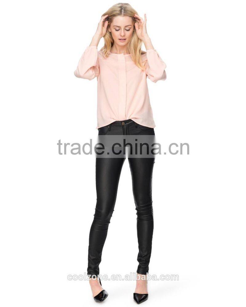 Hot selling relaxed fit long sleeves new style sarees blouse 2015