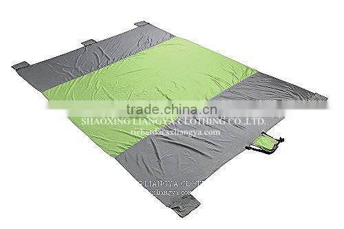 Beach Sheet Sand Pockets Water Absorbing Blankets With Bag